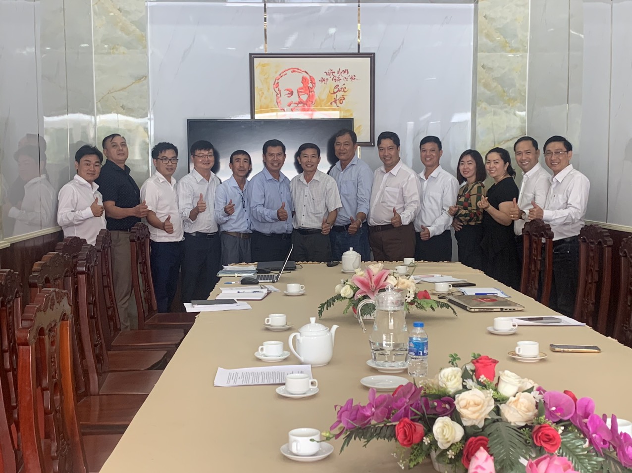 TEAM KHU CÔNG NGHIỆP MIỀN TÂY THĂM UBND TỈNH TRÀ VINH