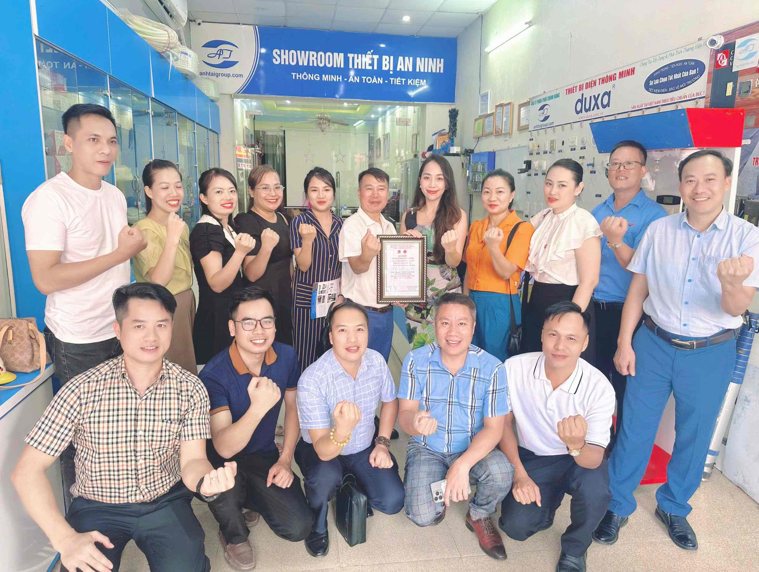 TEAM KHU CÔNG NGHIỆP ĐÔNG BẮC THĂM DN ANH TÀI tại Hải Phòng