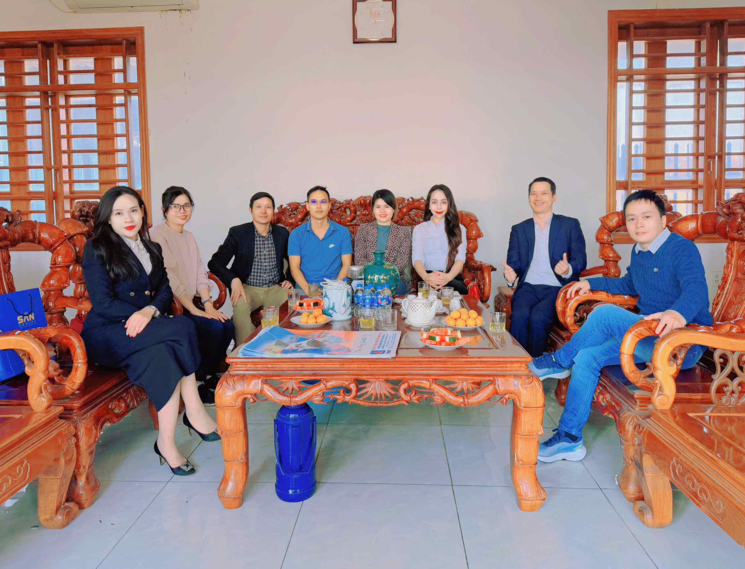 TEAM KHU CÔNG NGHIỆP ĐÔNG BẮC THĂM CHỢ GỖ TÀI ANH tại Hải Phòng